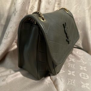 Saint Laurent Niki baby leather bag